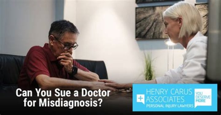 Are doctors liable for misdiagnosis?