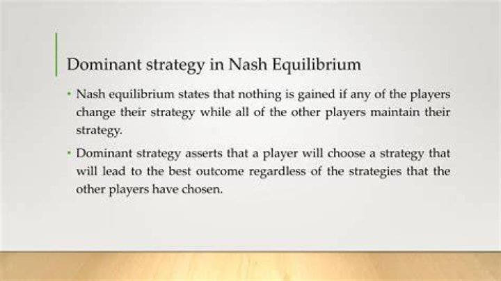 Are dominant strategy equilibrium always Nash equilibrium?