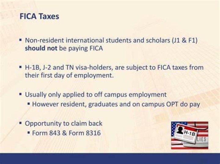 Are f1 students exempt from taxes?