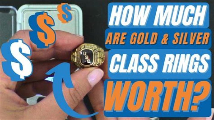 Are gold class rings worth anything?