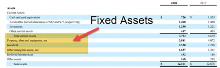 Are patents and goodwill fixed assets?