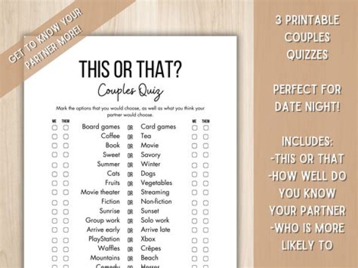 Are there any good questions for a couples survey?