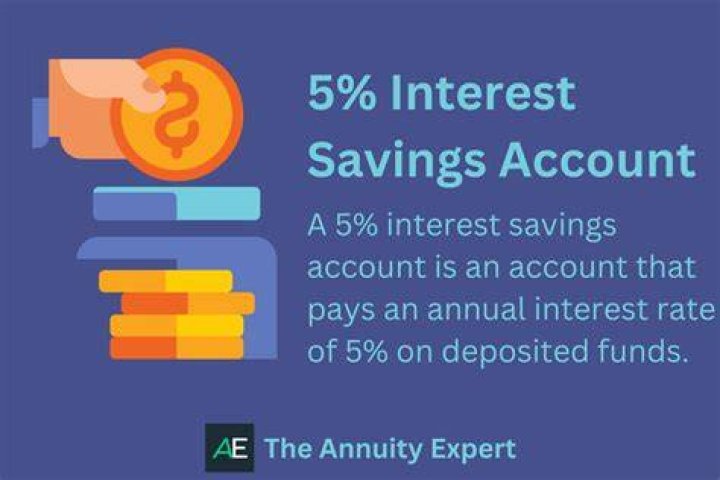 Are there any savings accounts that pay 5% interest?