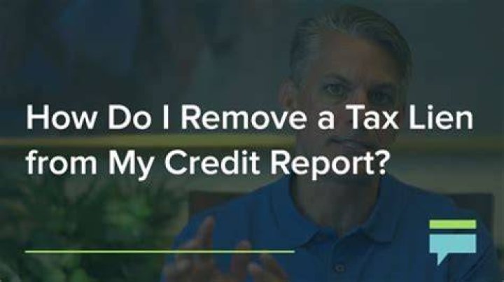 Are there any tax liens on my credit report?