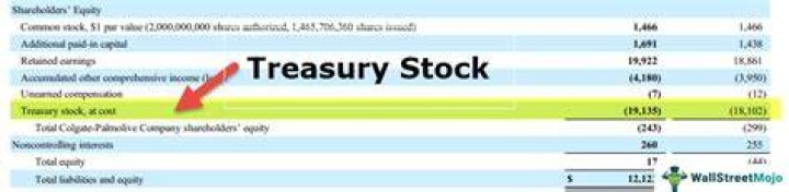 Are treasury shares included in market cap?