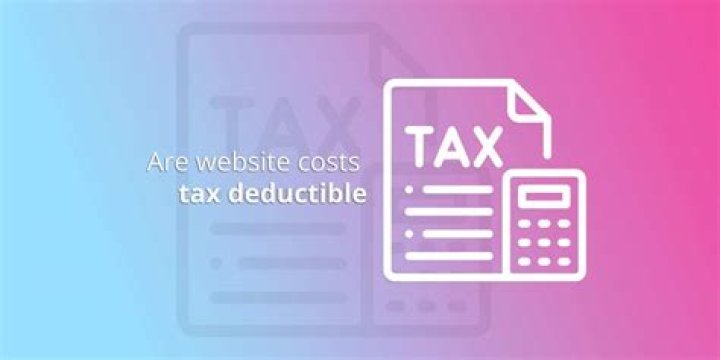 Are website fees tax deductible?