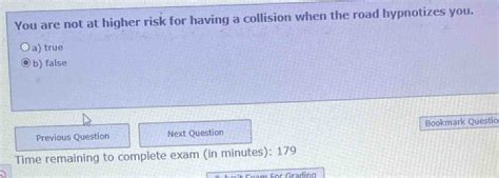 Are you at higher risk for having a collision when the road hypnotizes you?