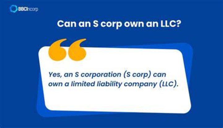 Can a corporation own an S corporation?