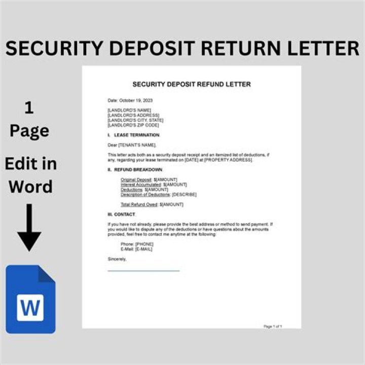 Can a deposit be used to cover rent?