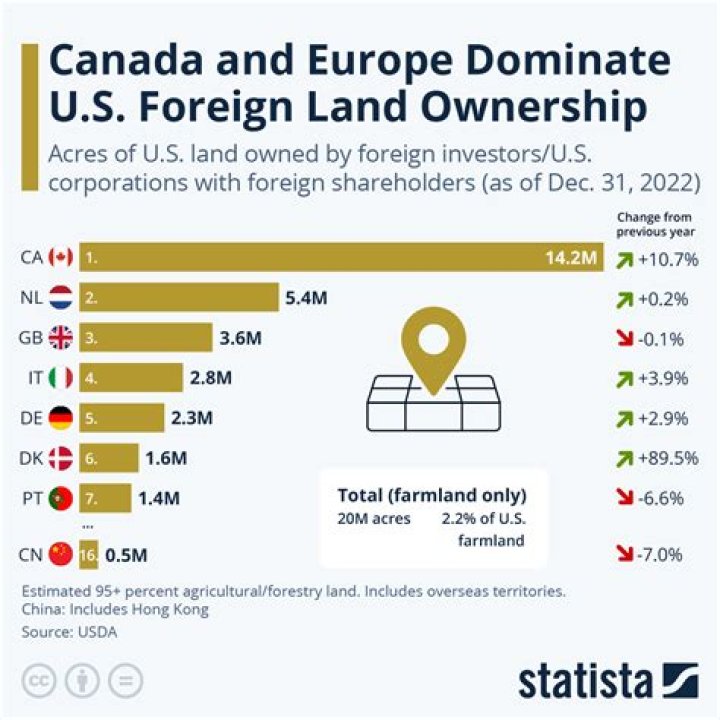Can a foreign company own property in the US?