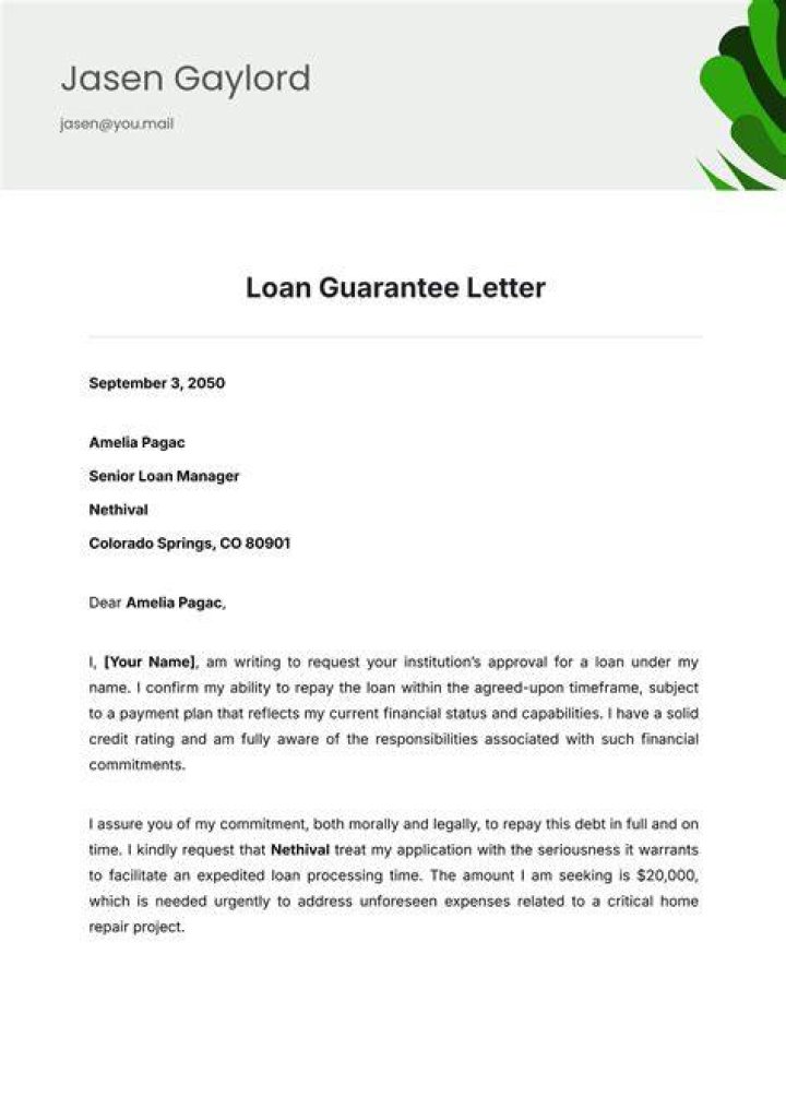 Can a guarantor take a loan?