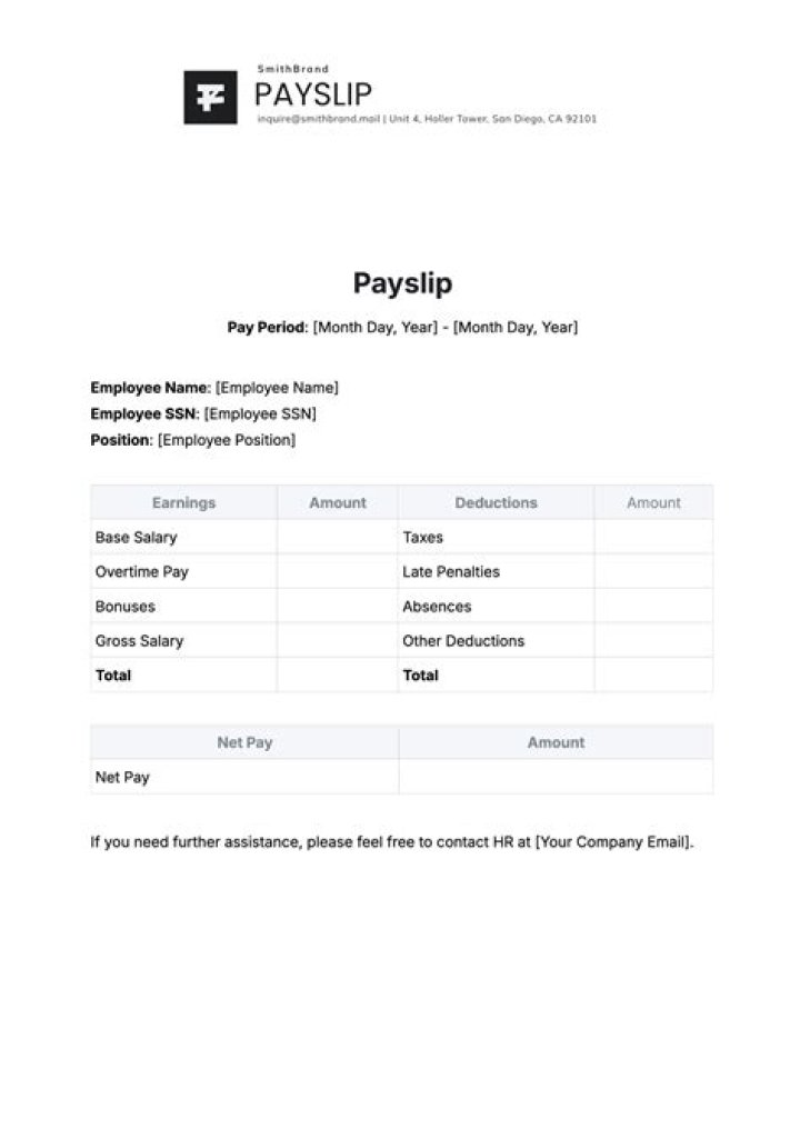 Can a payslip be amended?