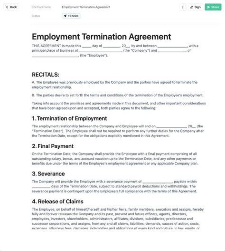 Can contract employees be terminated?
