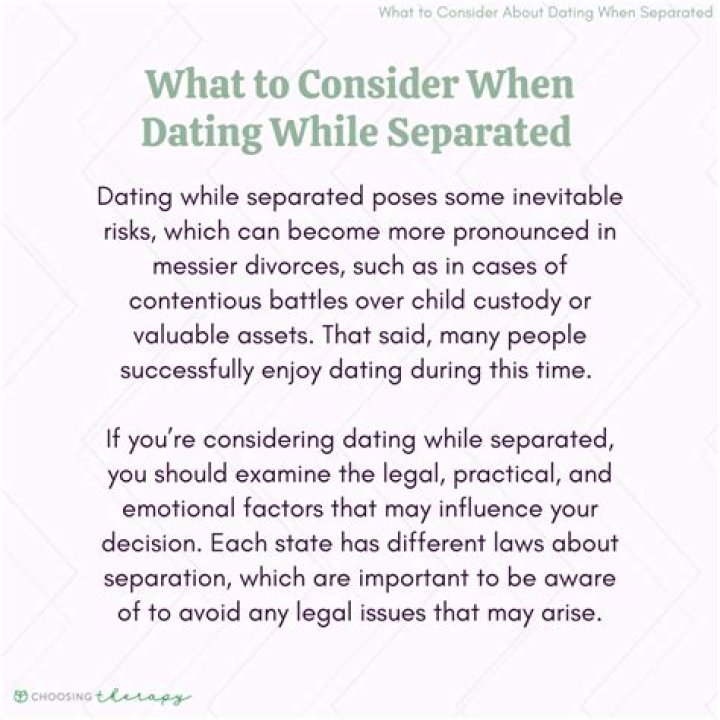 Can Dating while separated affect divorce?