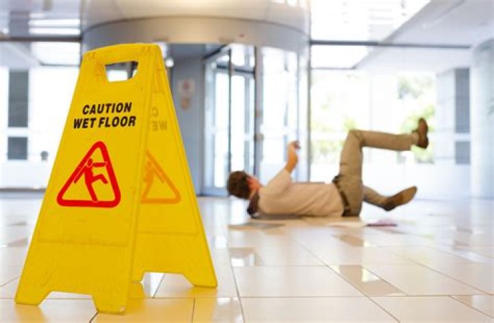 Can I claim for slipping on wet floor?