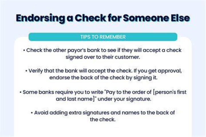 Can I endorse a check to a family member?