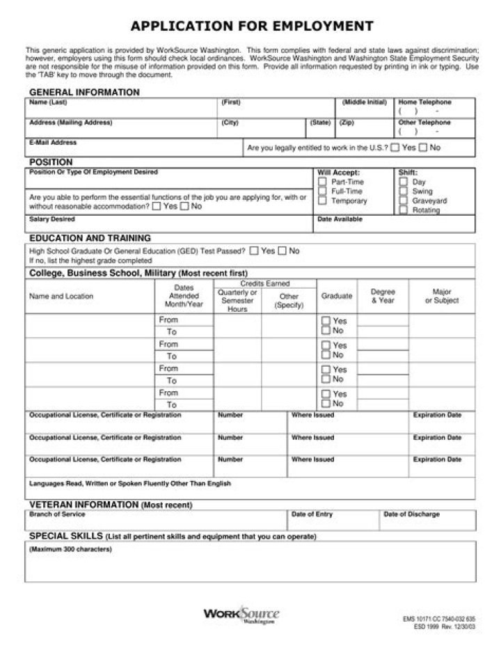 Can I fill out an application for someone else?