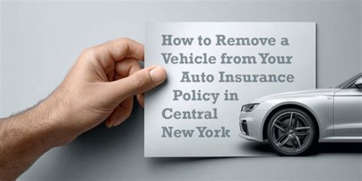 Can I remove a vehicle from my insurance policy?