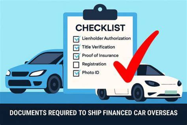 Can I ship my financed car overseas?