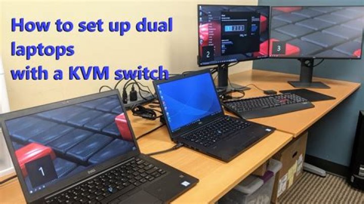Can I use a KVM switch with a laptop?