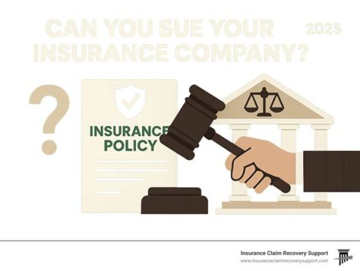 Can insurance company take you to Court?