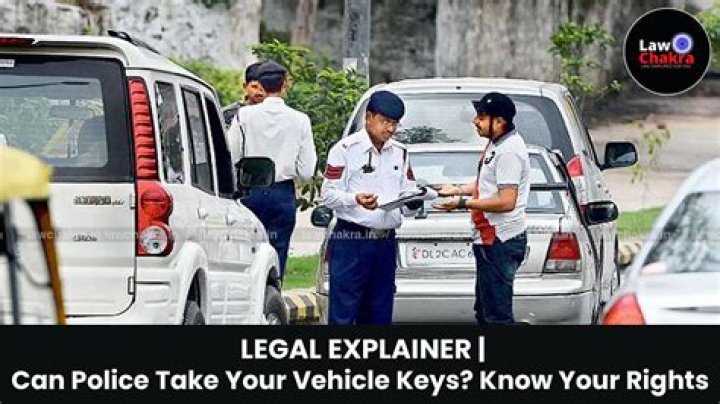 Can the police take your car if its parked?