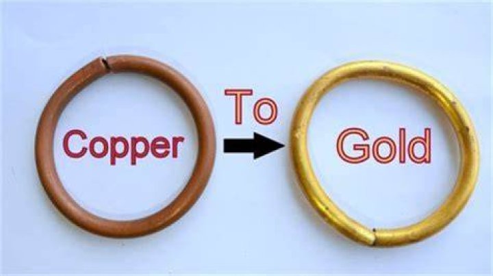 Can we remove copper from gold?