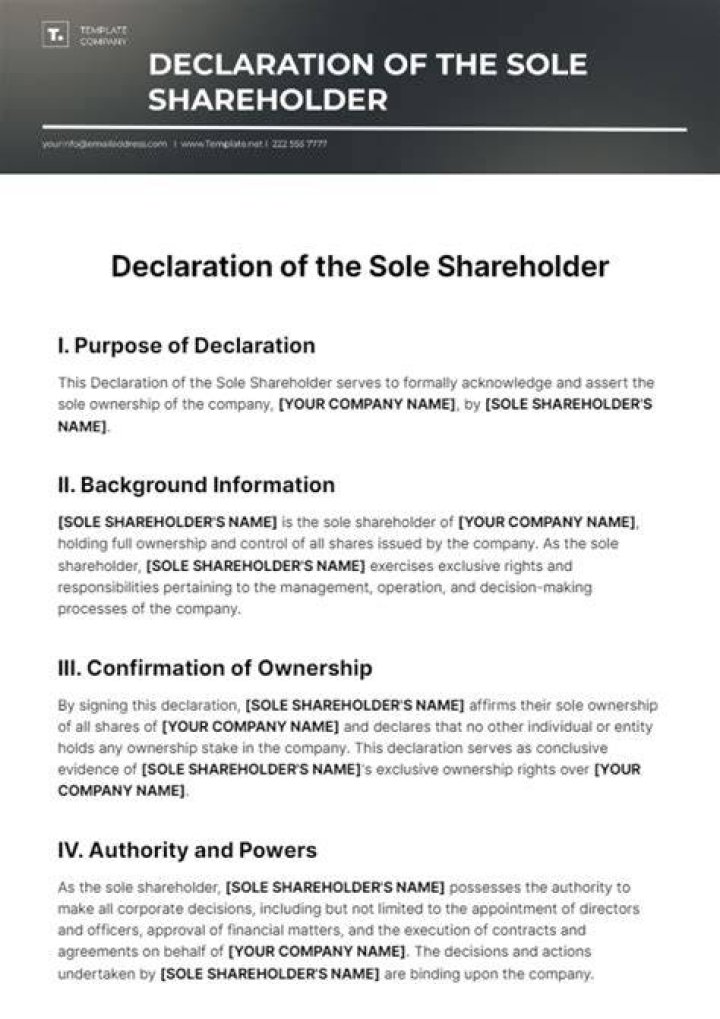 Can you be a sole director of a limited company?