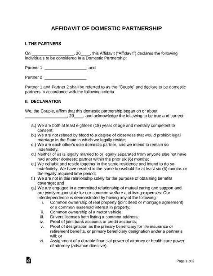 Can you file jointly in a domestic partnership?