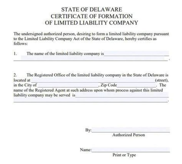 Can You form a LLC in the state of Delaware?