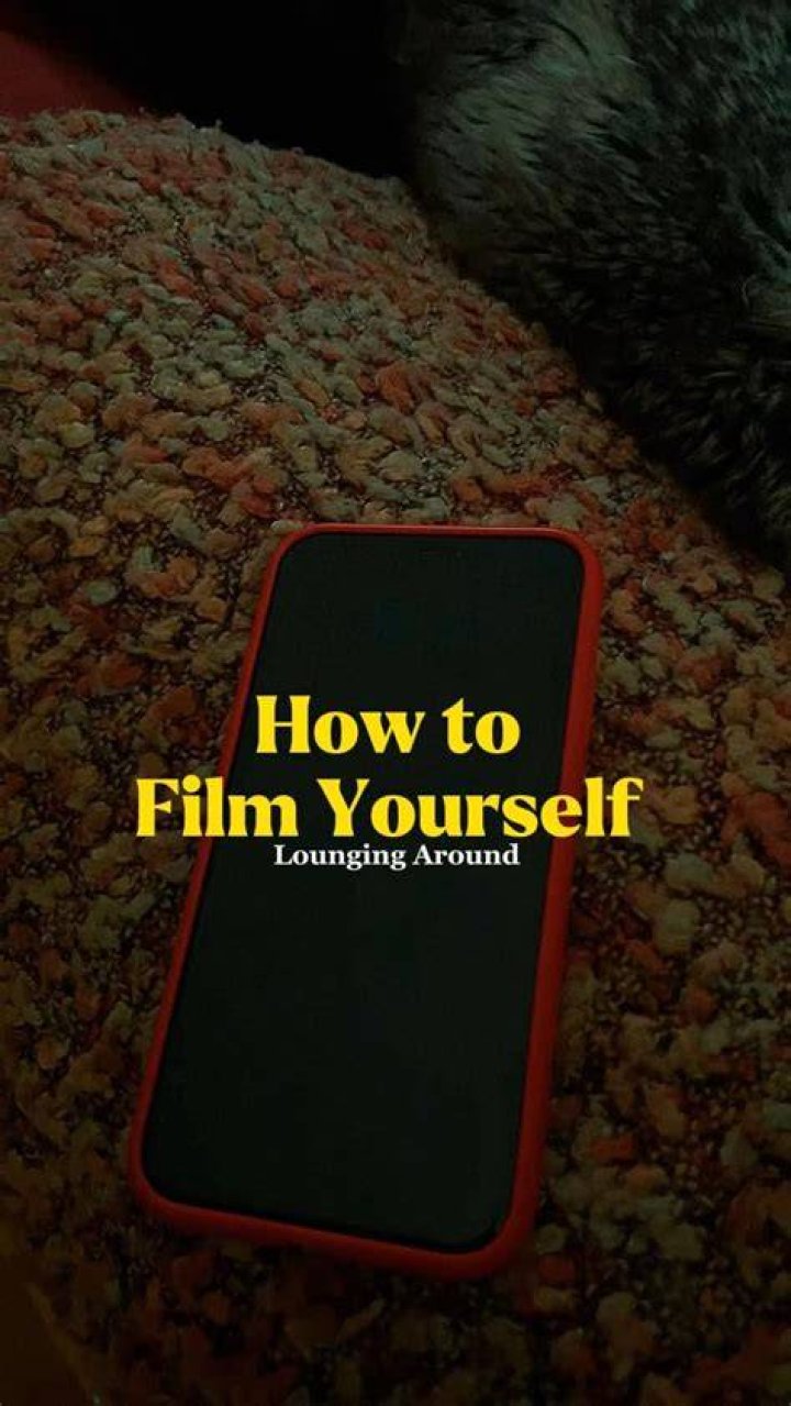 Can you make a film with only yourself?
