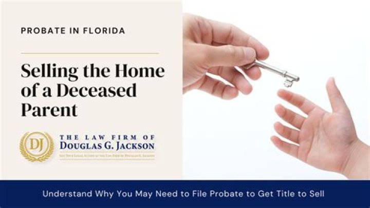 Can you sell the property of a deceased parent?