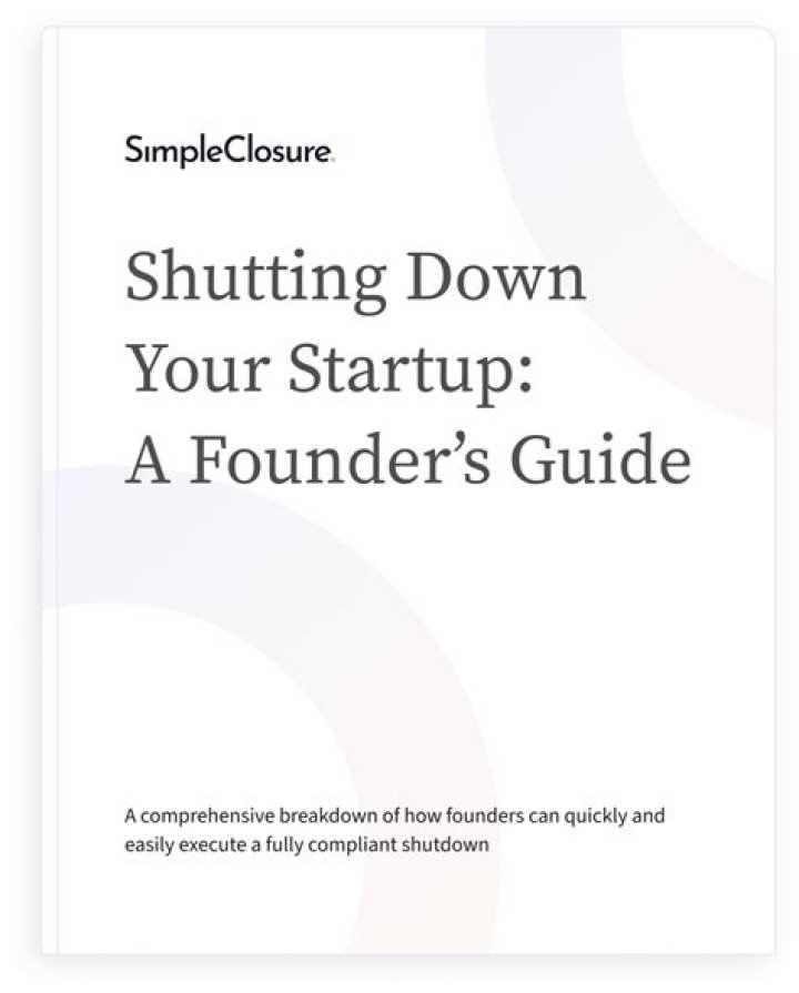 Can you shut down a company?