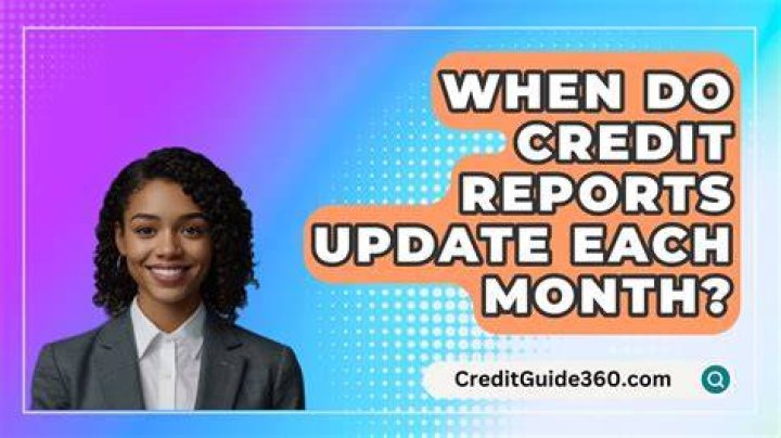 Do credit reports update instantly?