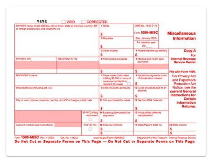 Do merchant services get a 1099?
