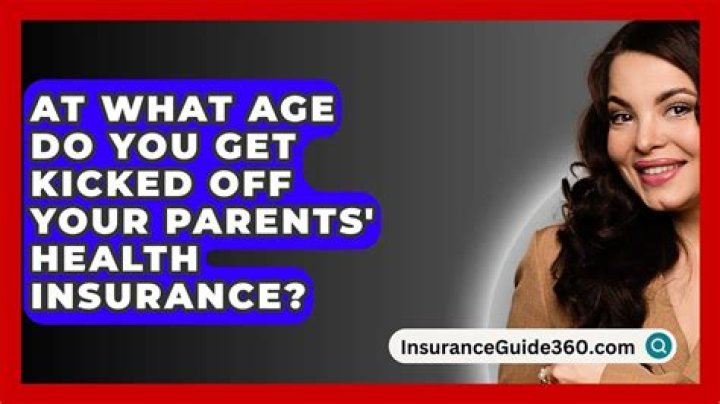 Do you get kicked off parents insurance at 26?