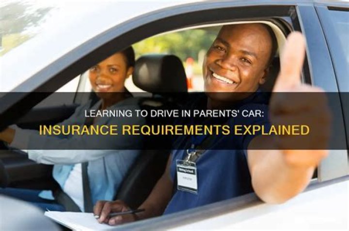 Do you have to be on your parents car insurance?