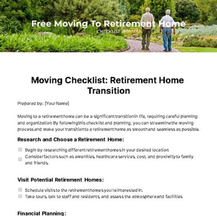 Do you have to decide if you want to move in retirement?