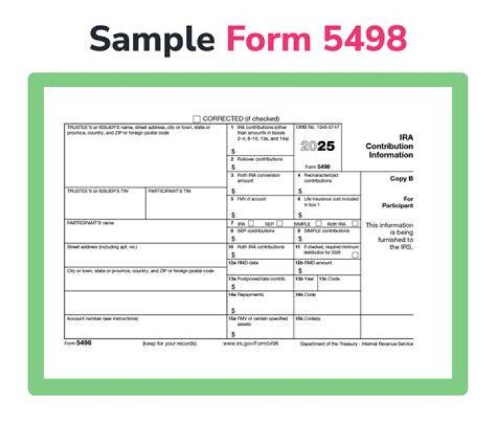 Do you report form 5498 on taxes?