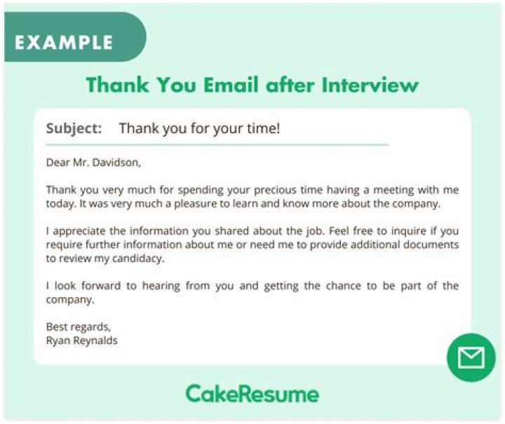 Do you thank someone for an interview opportunity?