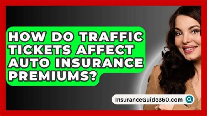 Does a 0 point ticket affect insurance?