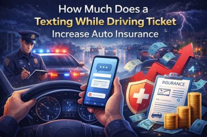 Does a texting ticket raise insurance in California?