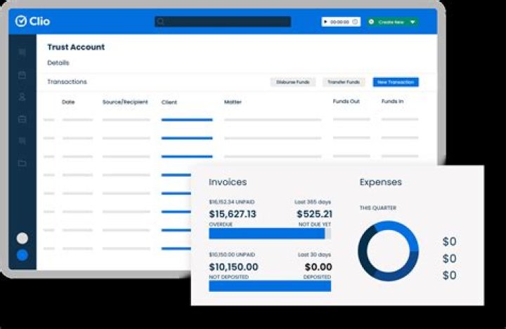 Does Clio do accounting?
