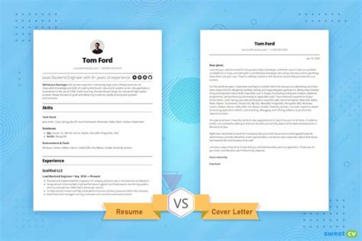 Does cover letter or CV go first?