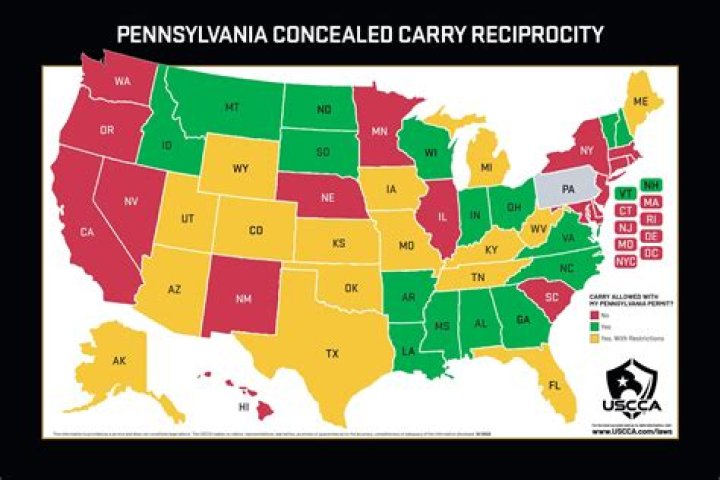 Does Delaware have reciprocity with PA?