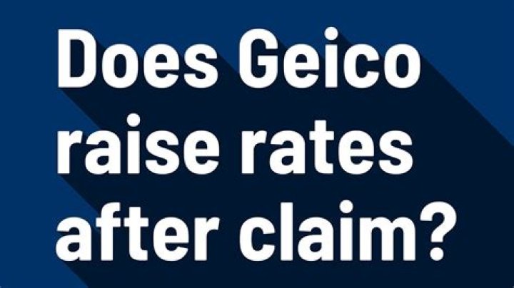 Does Geico raise rates after no fault accident?
