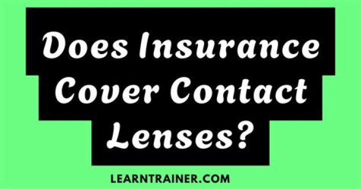 Does insurance cover glasses and contacts?
