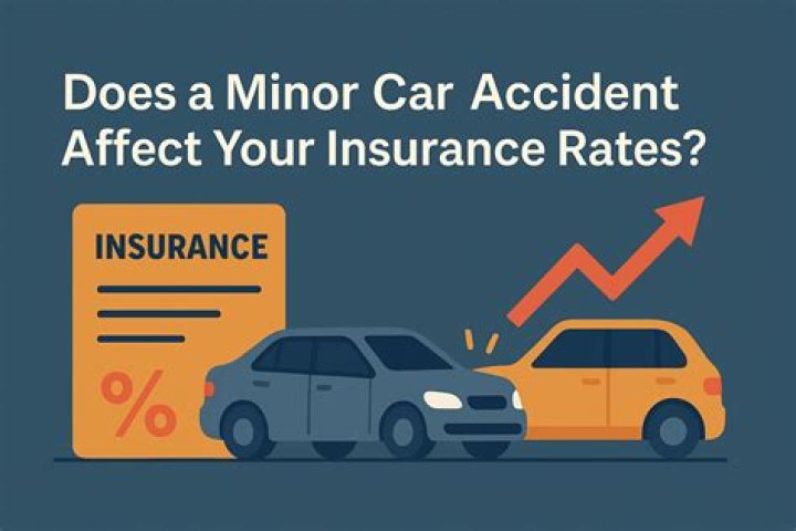 Does minor accident affect insurance?