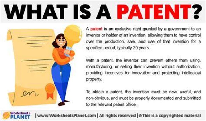 Does patent protect new invention?