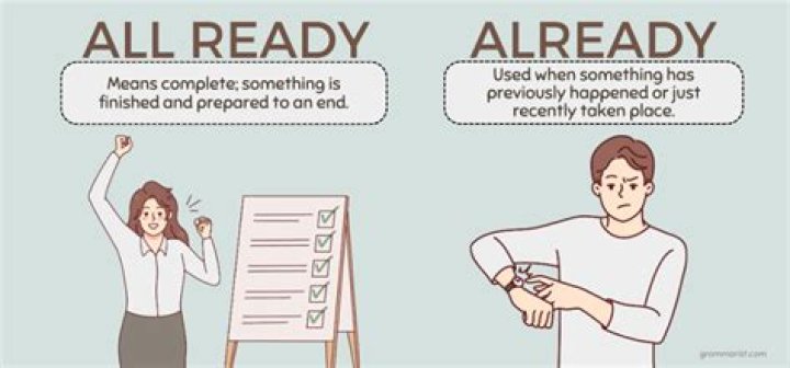 Have already done or already did?